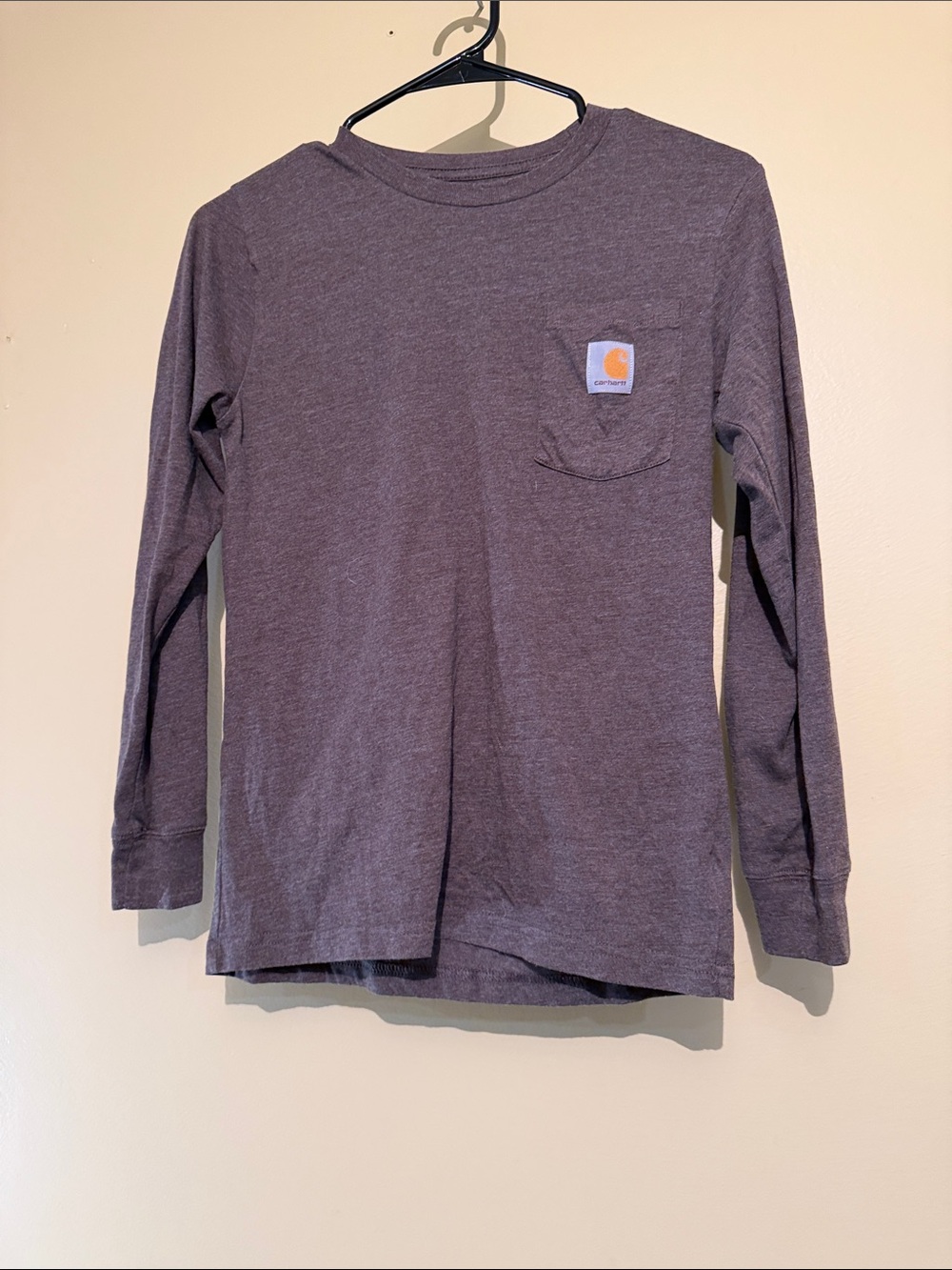 Carhartt Kids Long-Sleeve Pocket Tee - Brown
